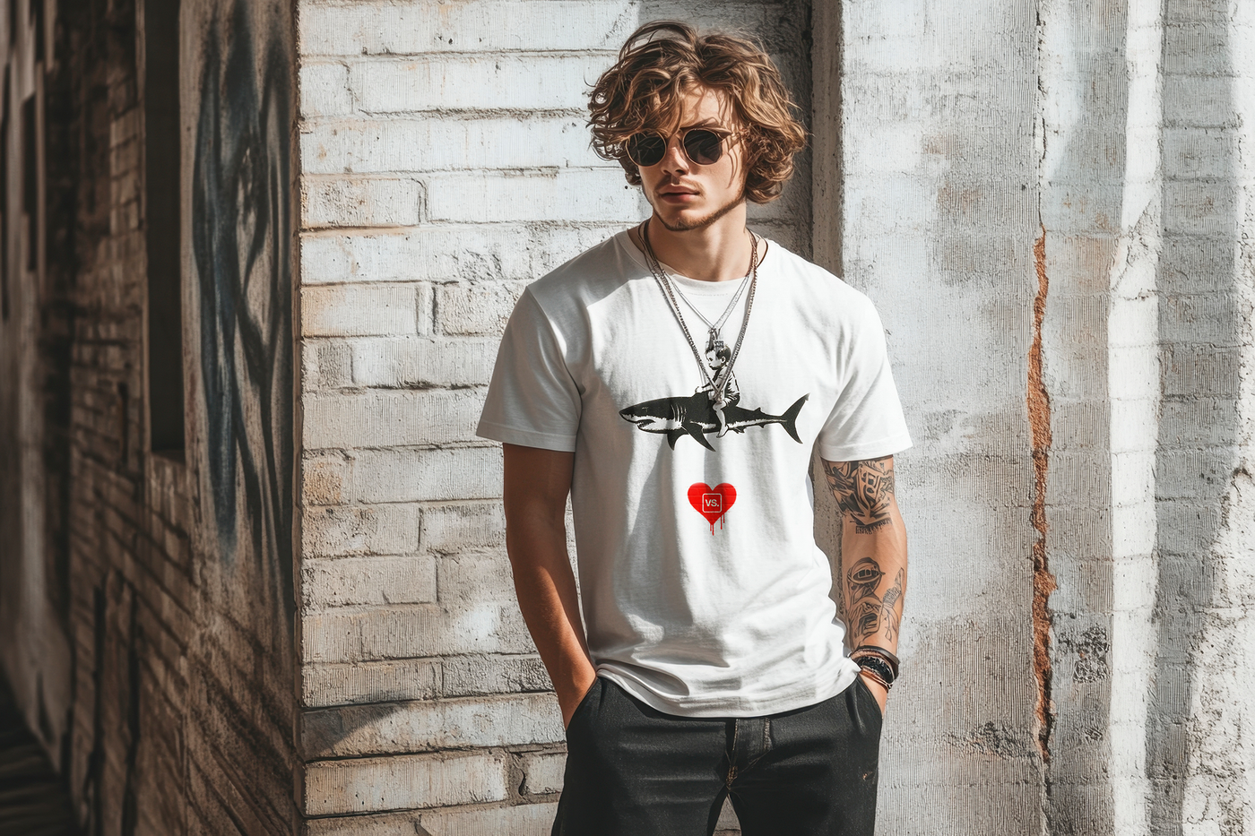 VS. — Boy VS Shark