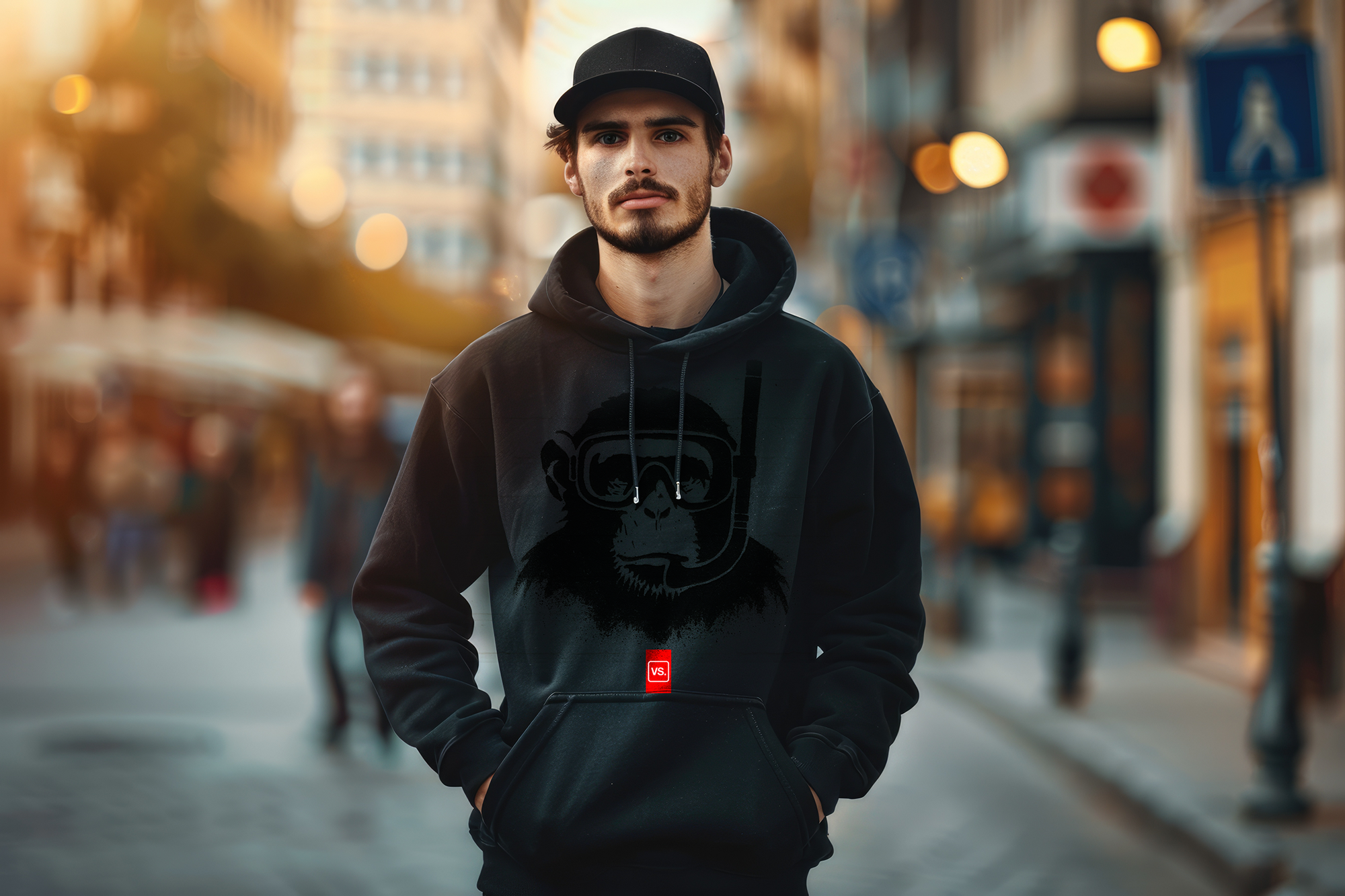 VS. — Chimp graphic tee